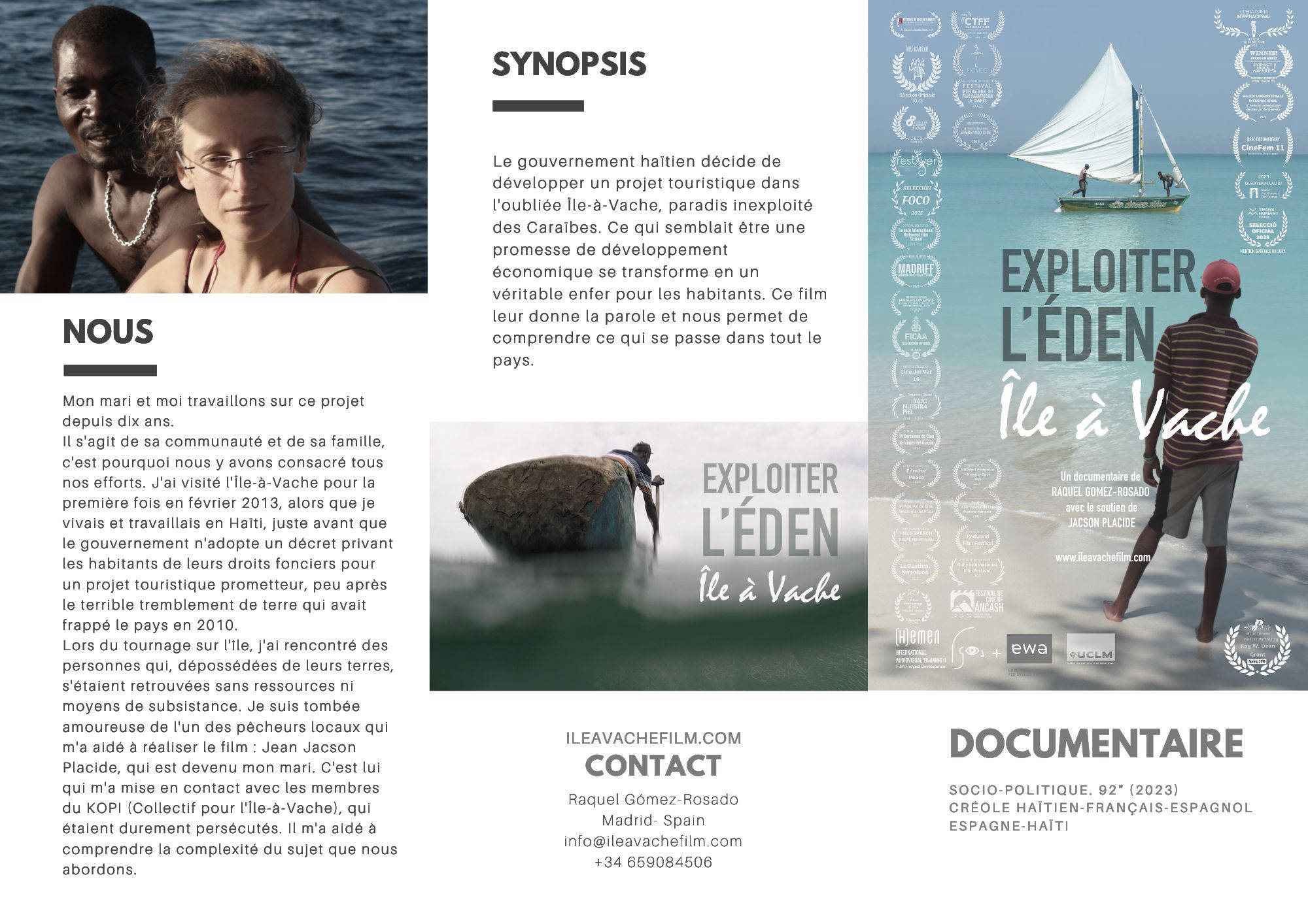 trifold brochure / boceto